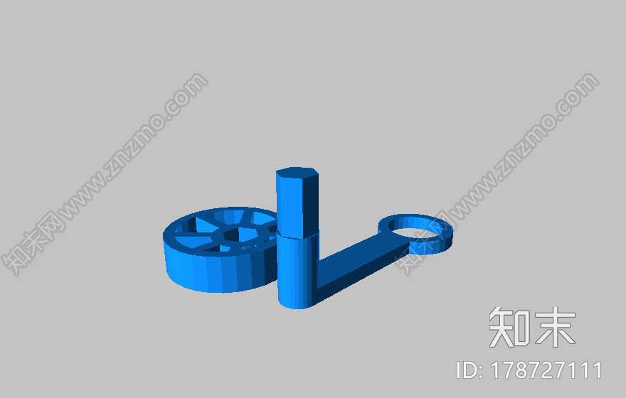 一个简单的发动机模型3d打印模型下载【ID:178727111】