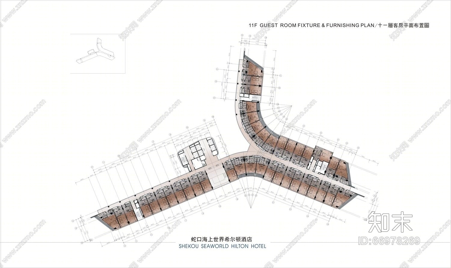 CCD--蛇口希尔顿酒店汇报文件及效果图(CAD施工图纸)施工图下载【ID:66978269】