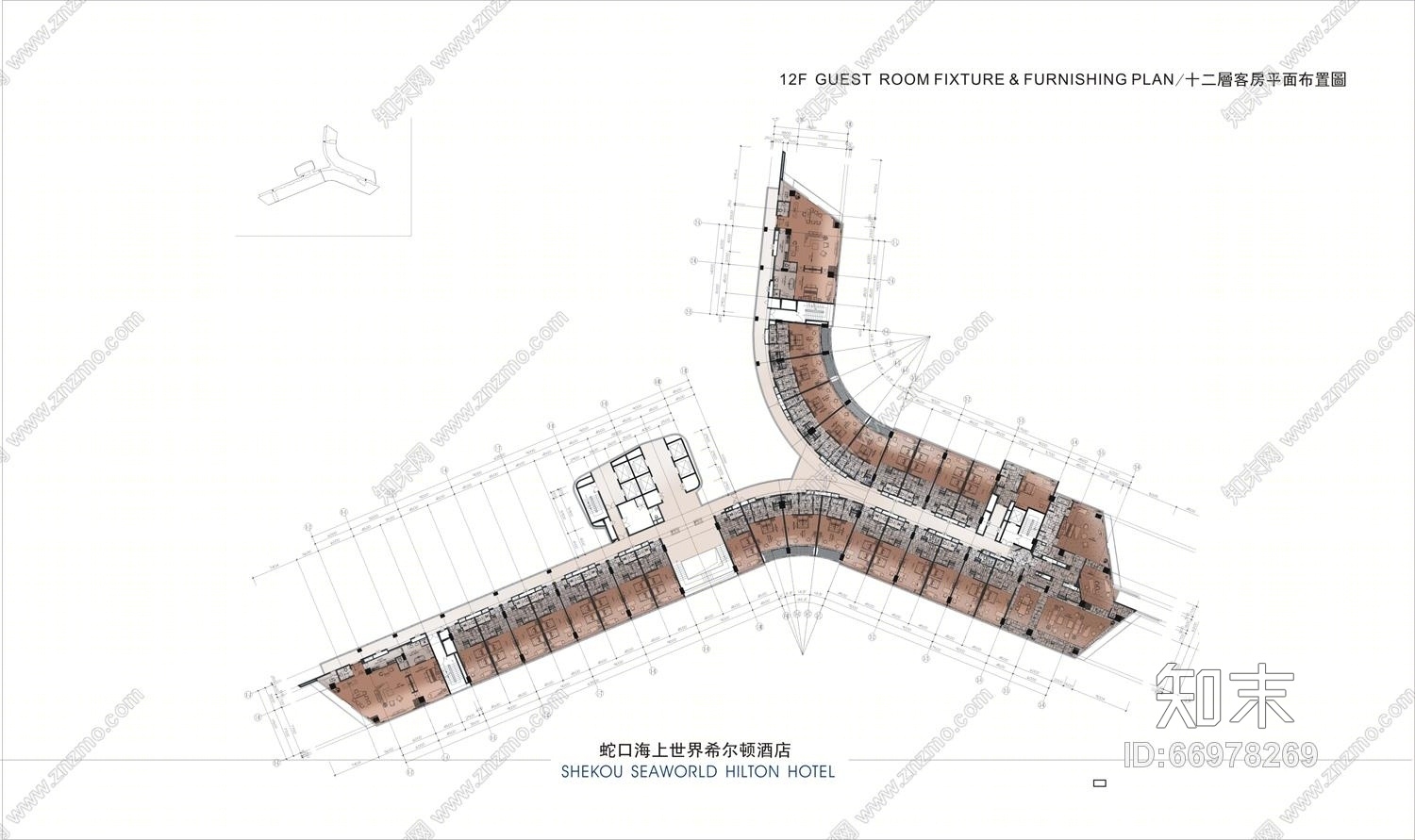 CCD--蛇口希尔顿酒店汇报文件及效果图(CAD施工图纸)施工图下载【ID:66978269】