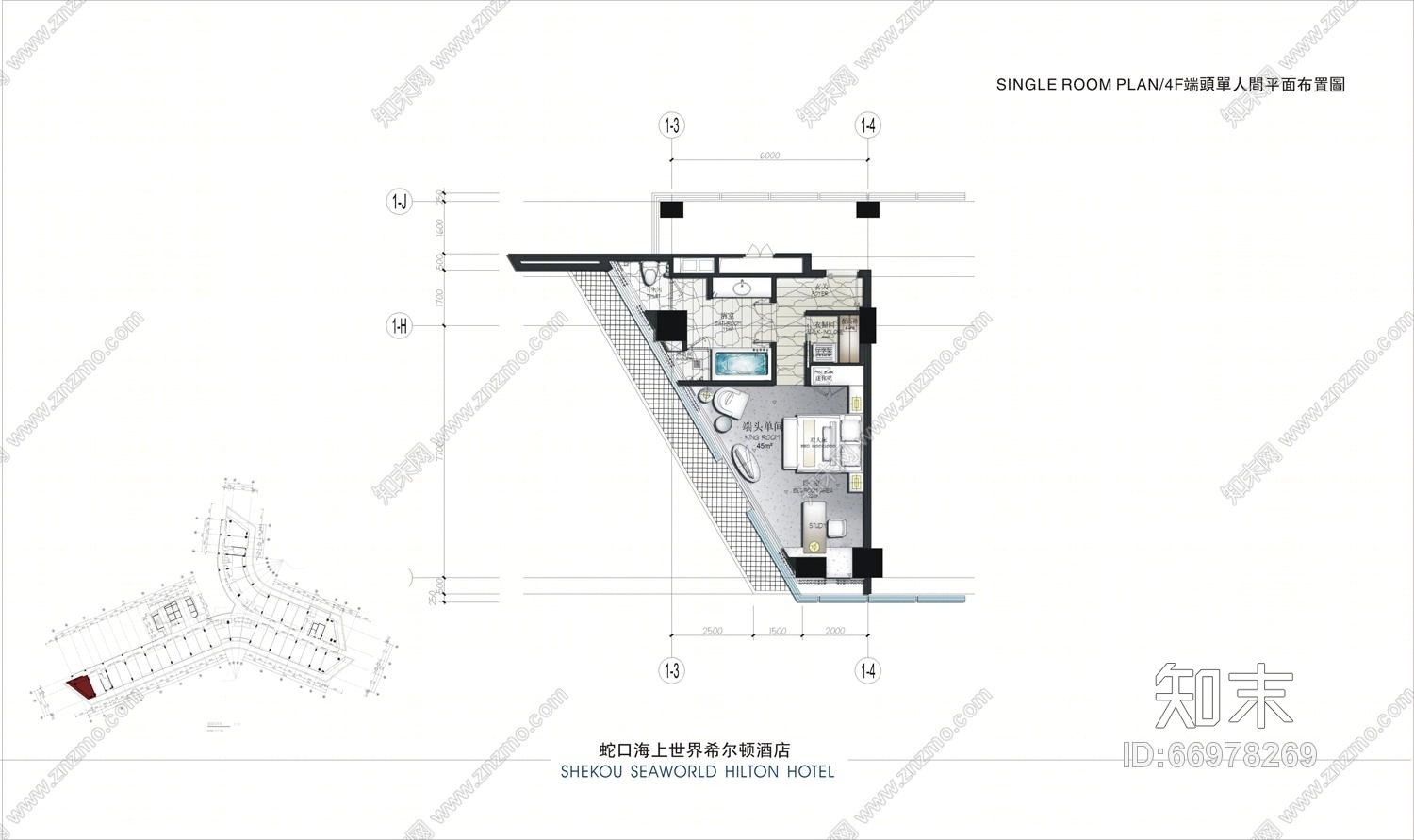 CCD--蛇口希尔顿酒店汇报文件及效果图(CAD施工图纸)施工图下载【ID:66978269】