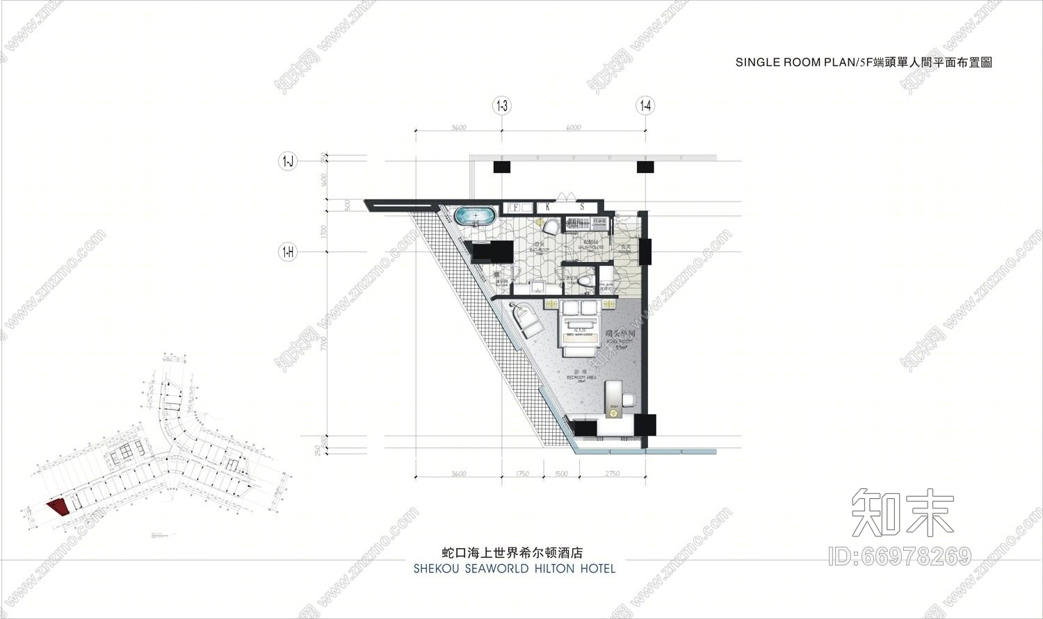 CCD--蛇口希尔顿酒店汇报文件及效果图(CAD施工图纸)施工图下载【ID:66978269】