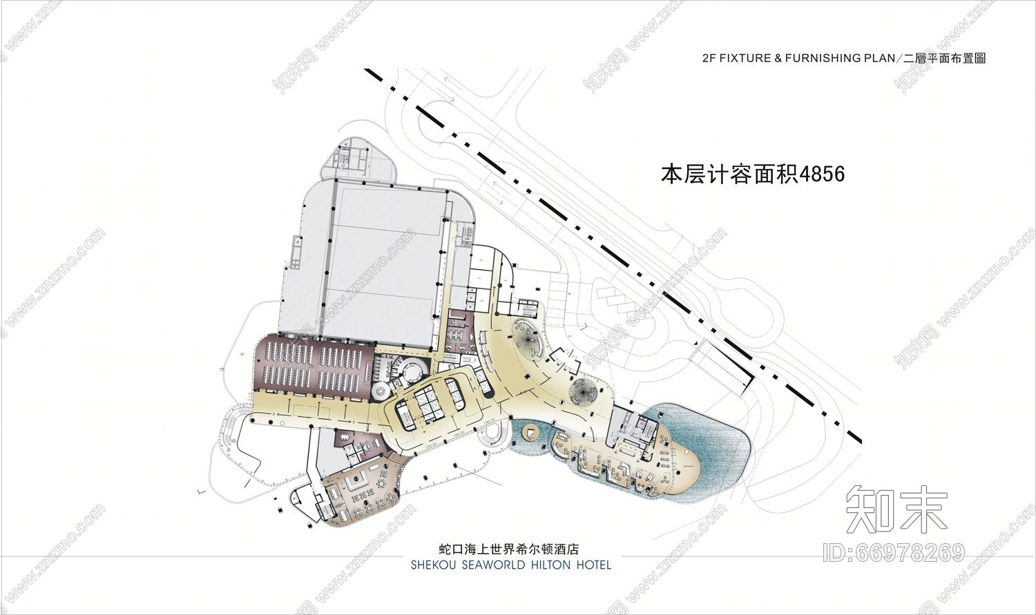 CCD--蛇口希尔顿酒店汇报文件及效果图(CAD施工图纸)施工图下载【ID:66978269】