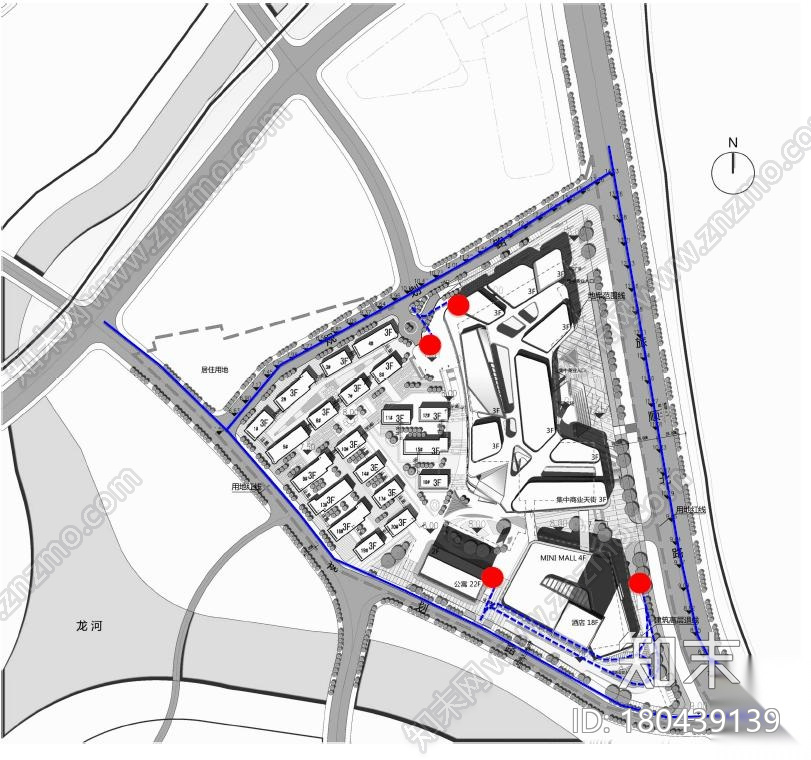 [山东]多空间尺度现代化休闲商业综合体建筑设计方案文本cad施工图下载【ID:180439139】