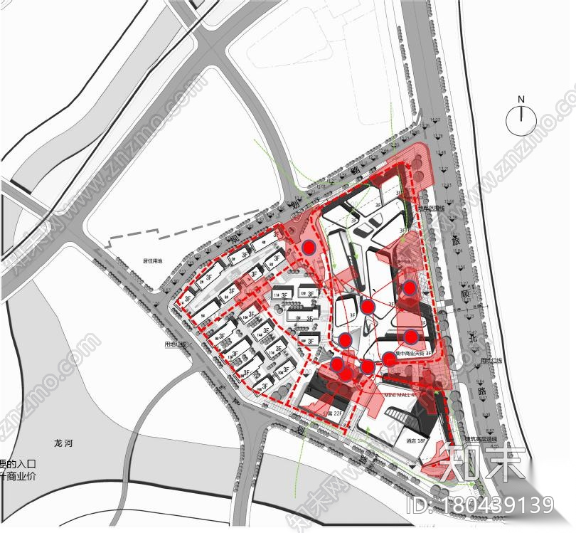 [山东]多空间尺度现代化休闲商业综合体建筑设计方案文本cad施工图下载【ID:180439139】