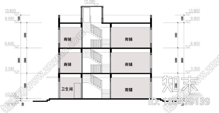 [山东]多空间尺度现代化休闲商业综合体建筑设计方案文本cad施工图下载【ID:180439139】