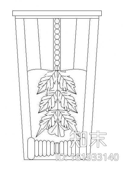 花饰浮雕cad施工图下载【ID:161933140】