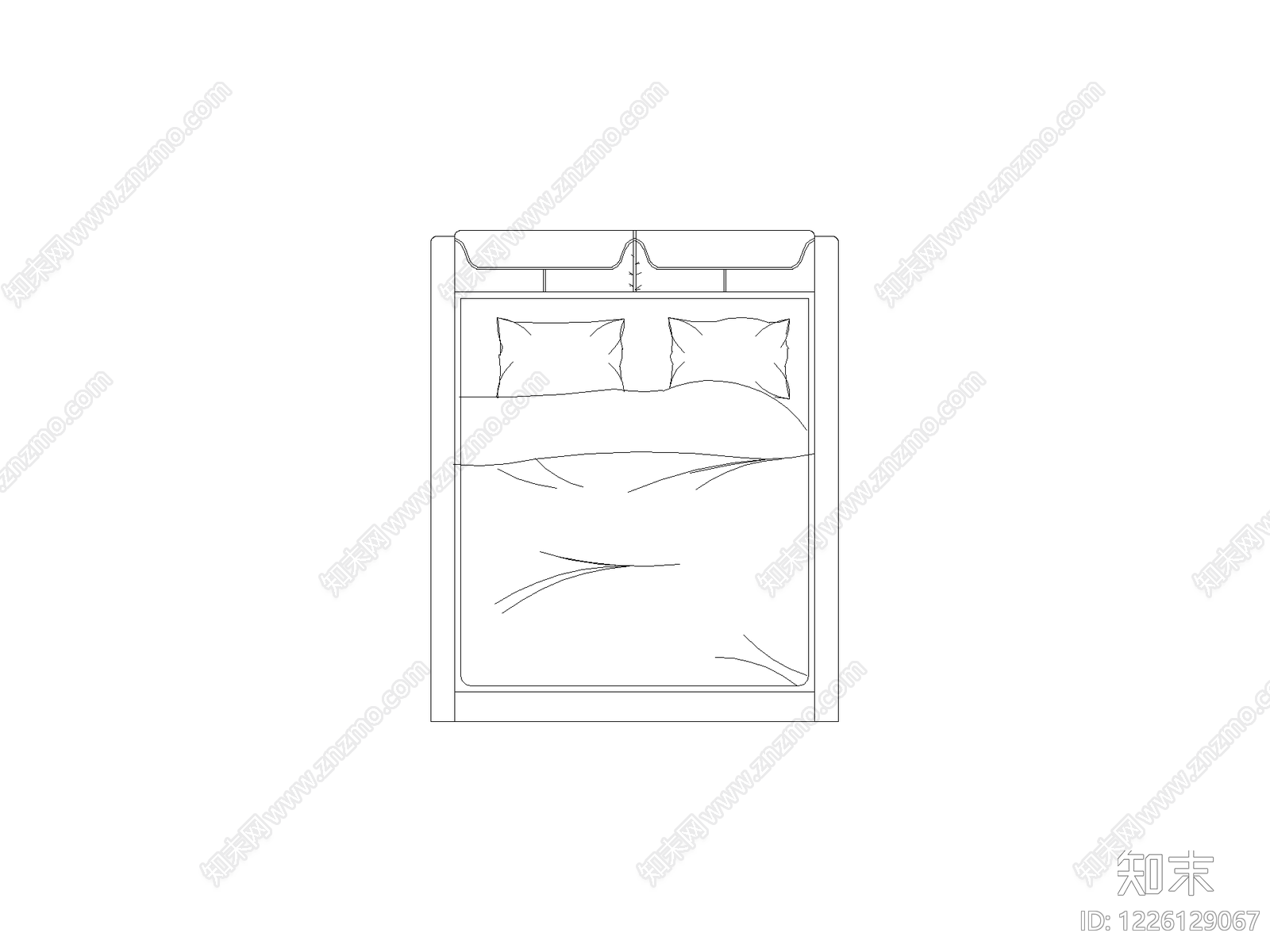 现代风格家装动态图块平立面带遮罩cad施工图下载【ID:1226129067】