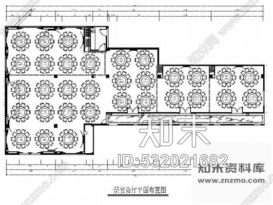 施工图福建欧式华丽复古大酒店宴会厅室内施工图含效果图cad施工图下载【ID:532021682】