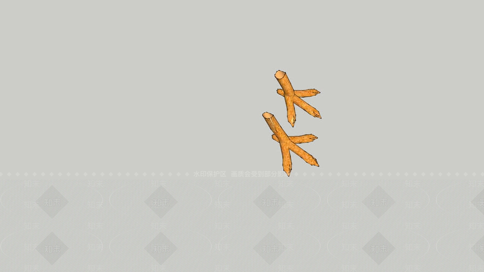 鸡腿SU模型下载【ID:1161797611】