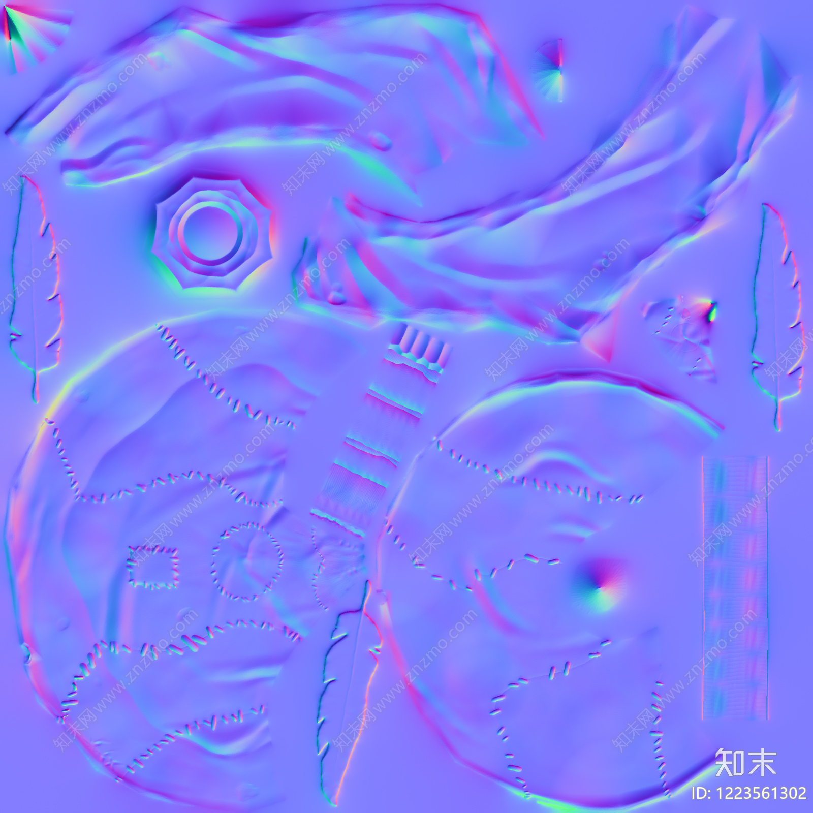 艺术玻璃高清贴图材质