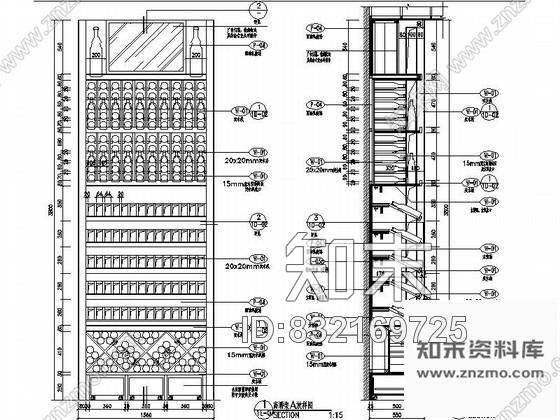 广东某酒坊高酒架详图cad施工图下载【ID:832169725】