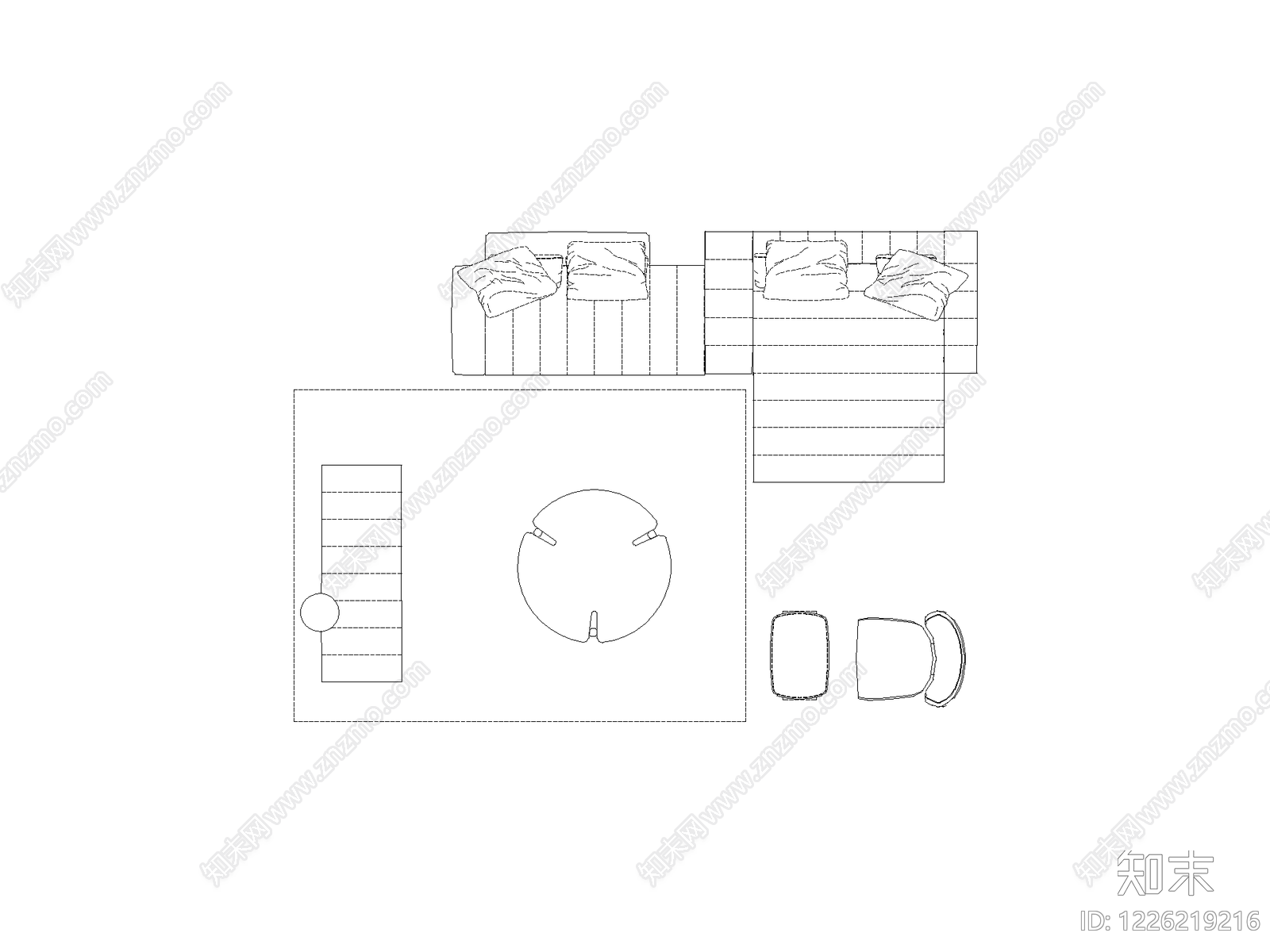 现代,极简家装图库CAD图纸