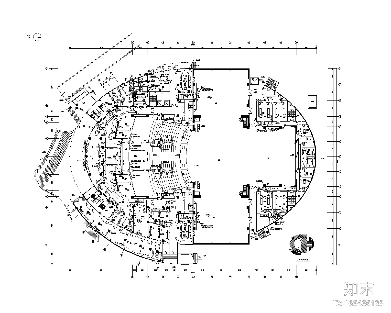 陕西秦皇大剧院暖通空调设计施工图施工图下载【ID:166466133】