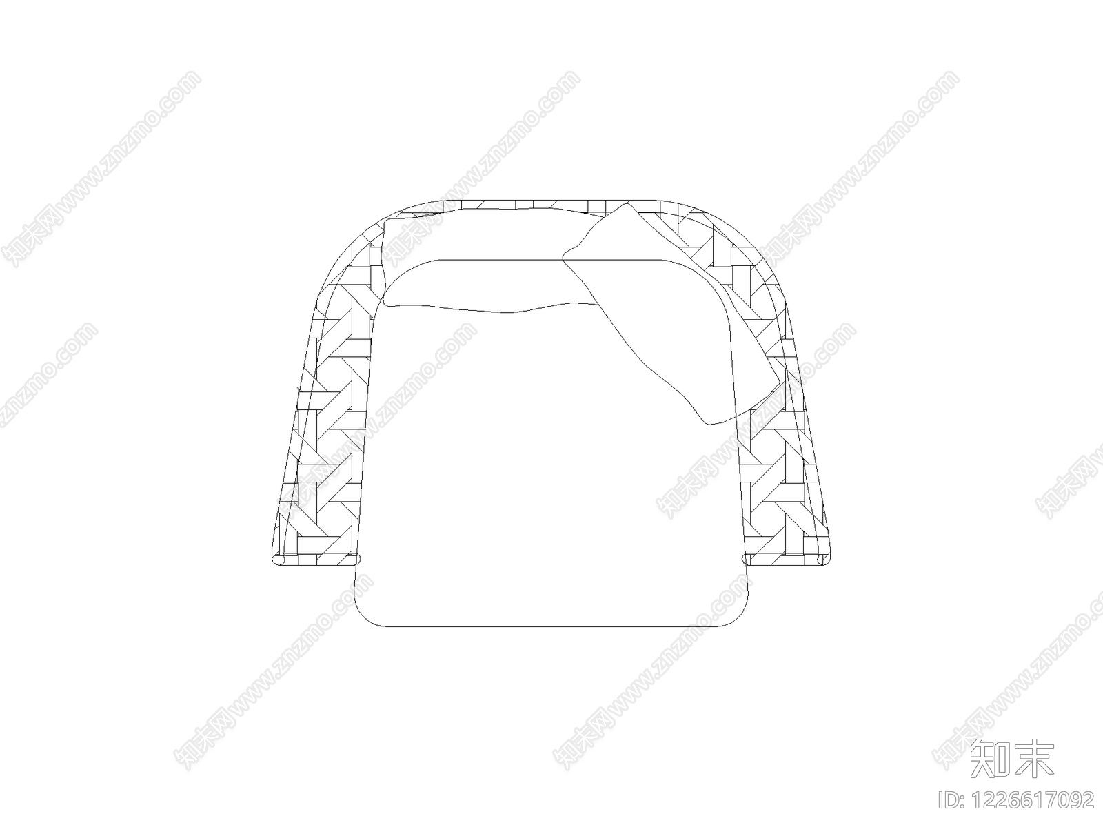 沙发cad施工图下载【ID:1226617092】