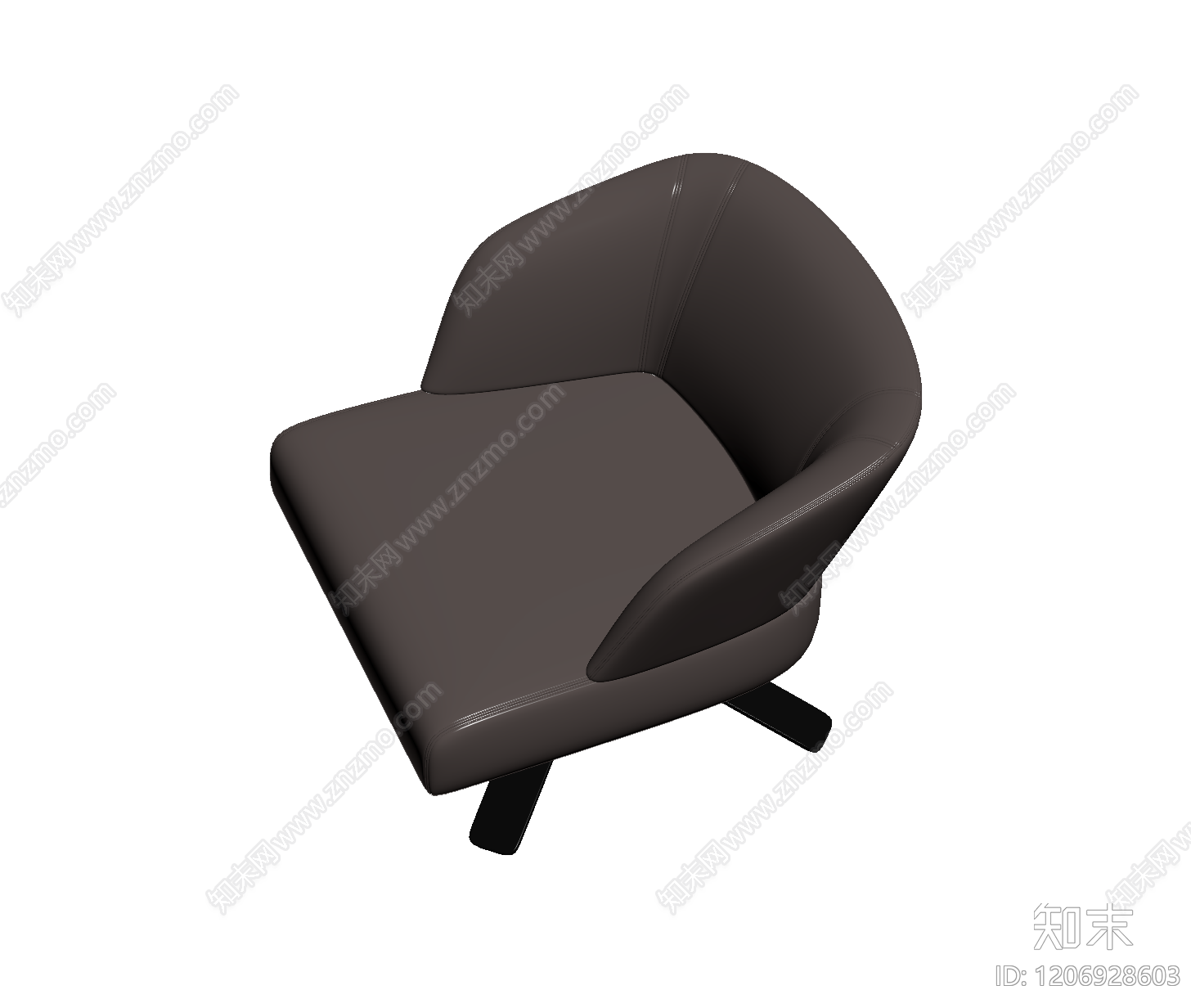 现代皮质转椅3D模型下载【ID:1206928603】