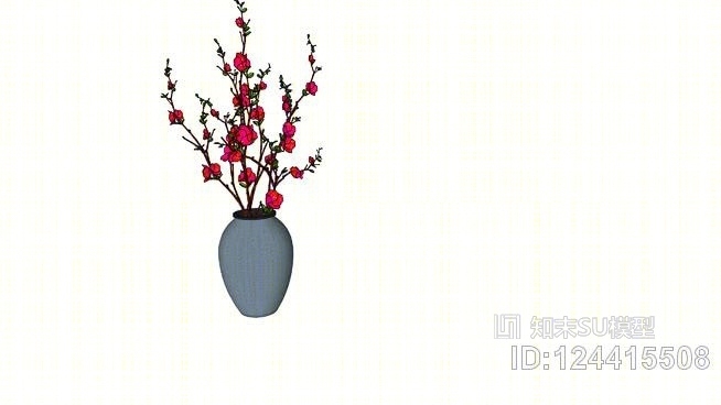 东方花卉SU模型下载【ID:124415508】