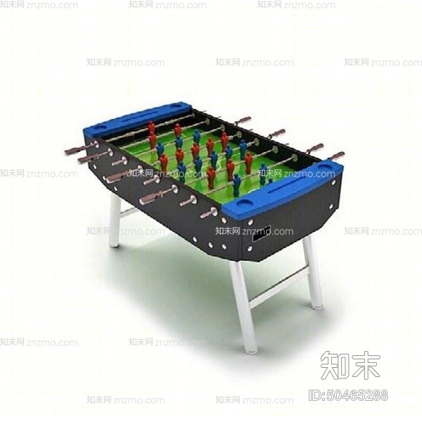 黑色双人足球3D模型下载【ID:50465288】