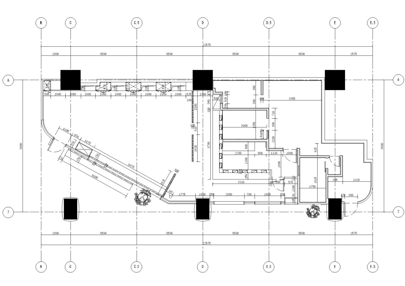 上海舞伎日式居酒屋效果图+SU模型+施工图cad施工图下载【ID:160428105】