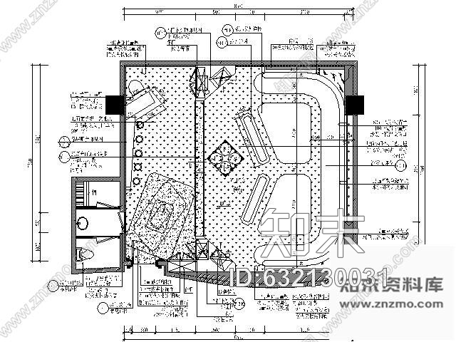 施工图夜总会VIP包间施工图Ⅳcad施工图下载【ID:632130031】