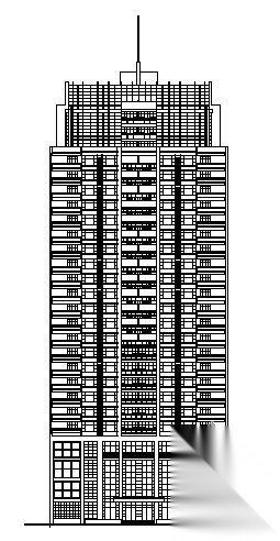 某二十六层住宅楼建筑施工图cad施工图下载【ID:149845156】