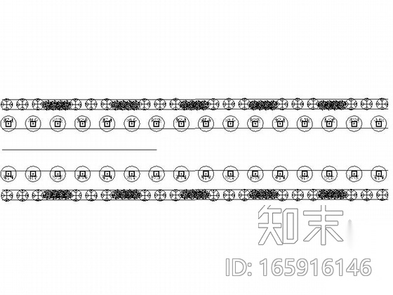 [浙江]经济开发区道路绿化施工图cad施工图下载【ID:165916146】