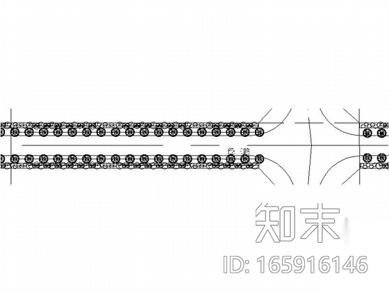 [浙江]经济开发区道路绿化施工图cad施工图下载【ID:165916146】