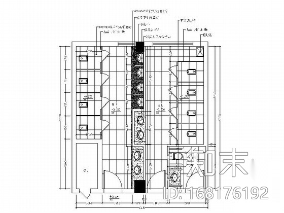 医院卫生间装修详图cad施工图下载【ID:168176192】