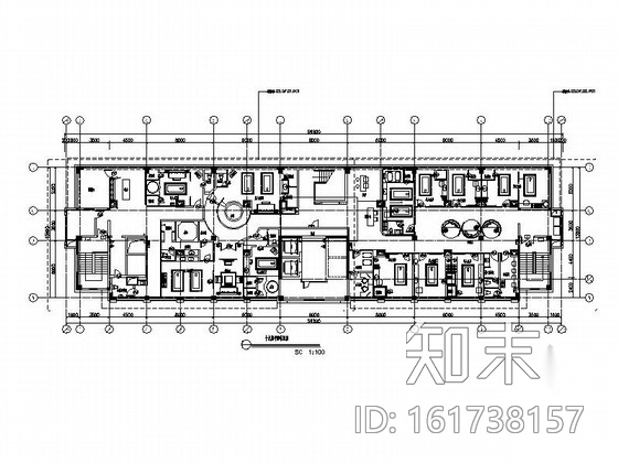 [上海]高档现代航空酒店室内装修设计工程施工图（含效...施工图下载【ID:161738157】
