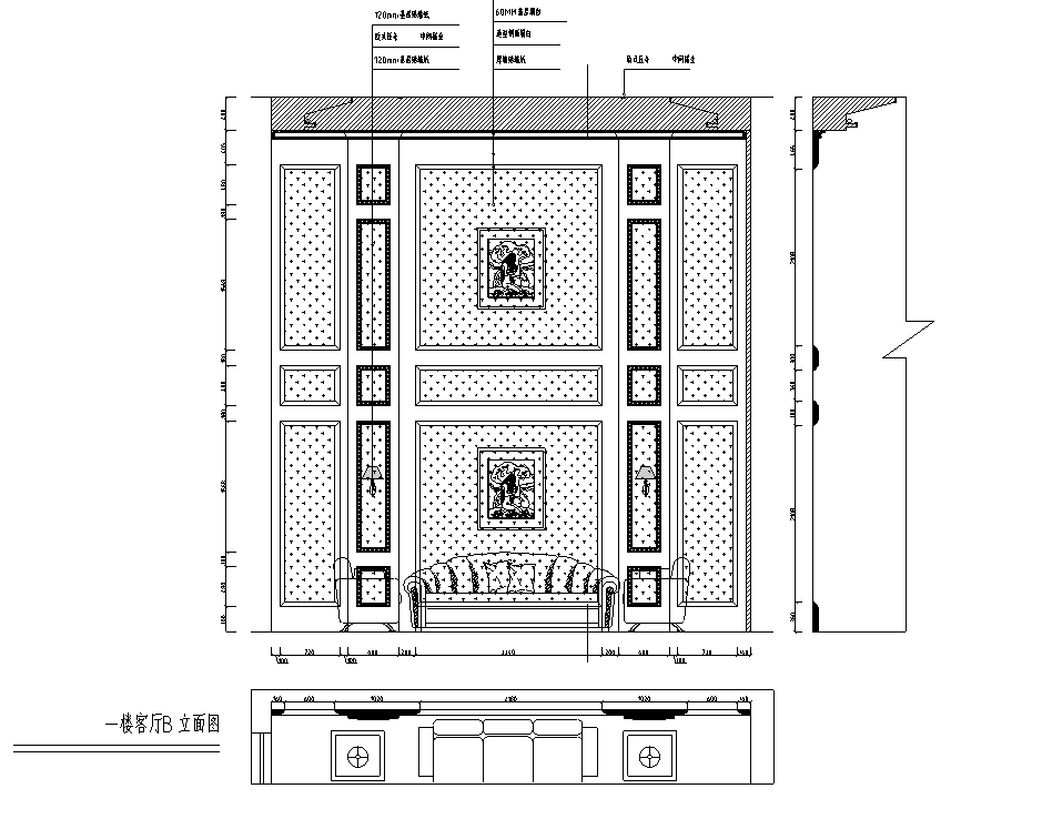 [广东]金源酒店三层经济型别墅室内装修图（含效果图）cad施工图下载【ID:161779128】