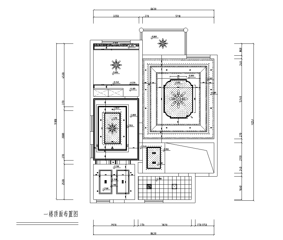 [广东]金源酒店三层经济型别墅室内装修图（含效果图）cad施工图下载【ID:161779128】