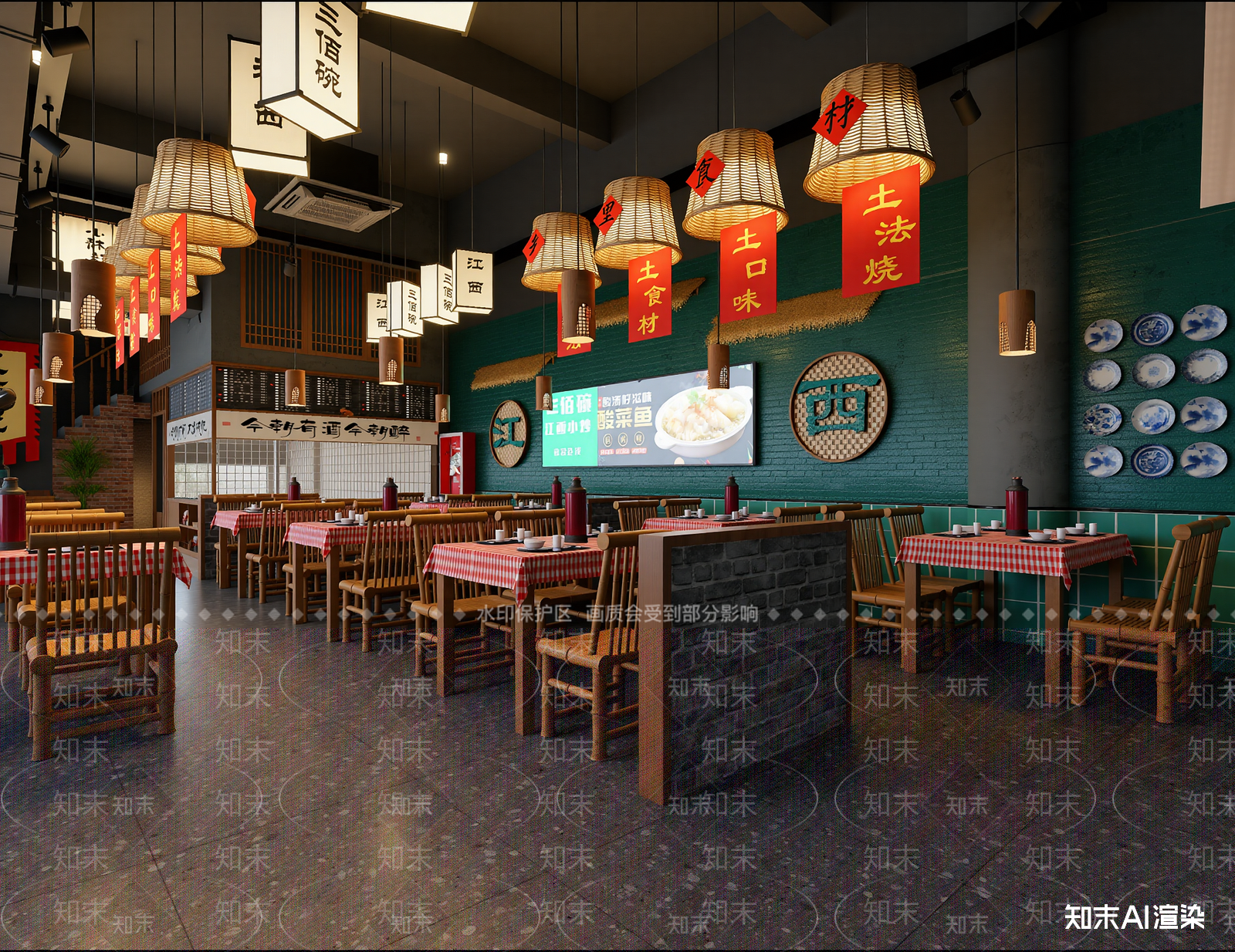 中餐厅3D模型下载【ID:1214431985】