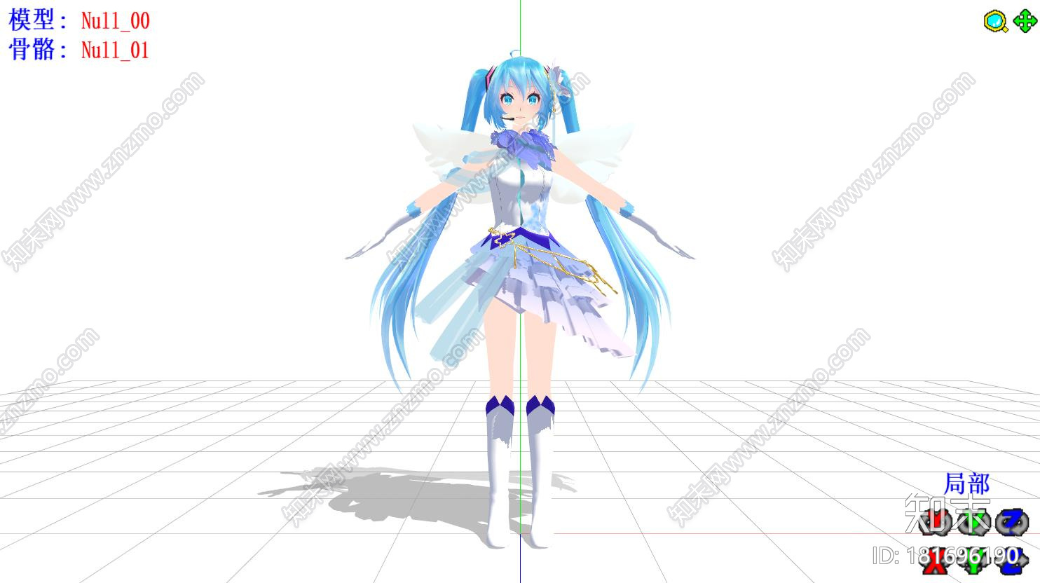 初音未来Miku明星mmd模型下载【ID:181696190】