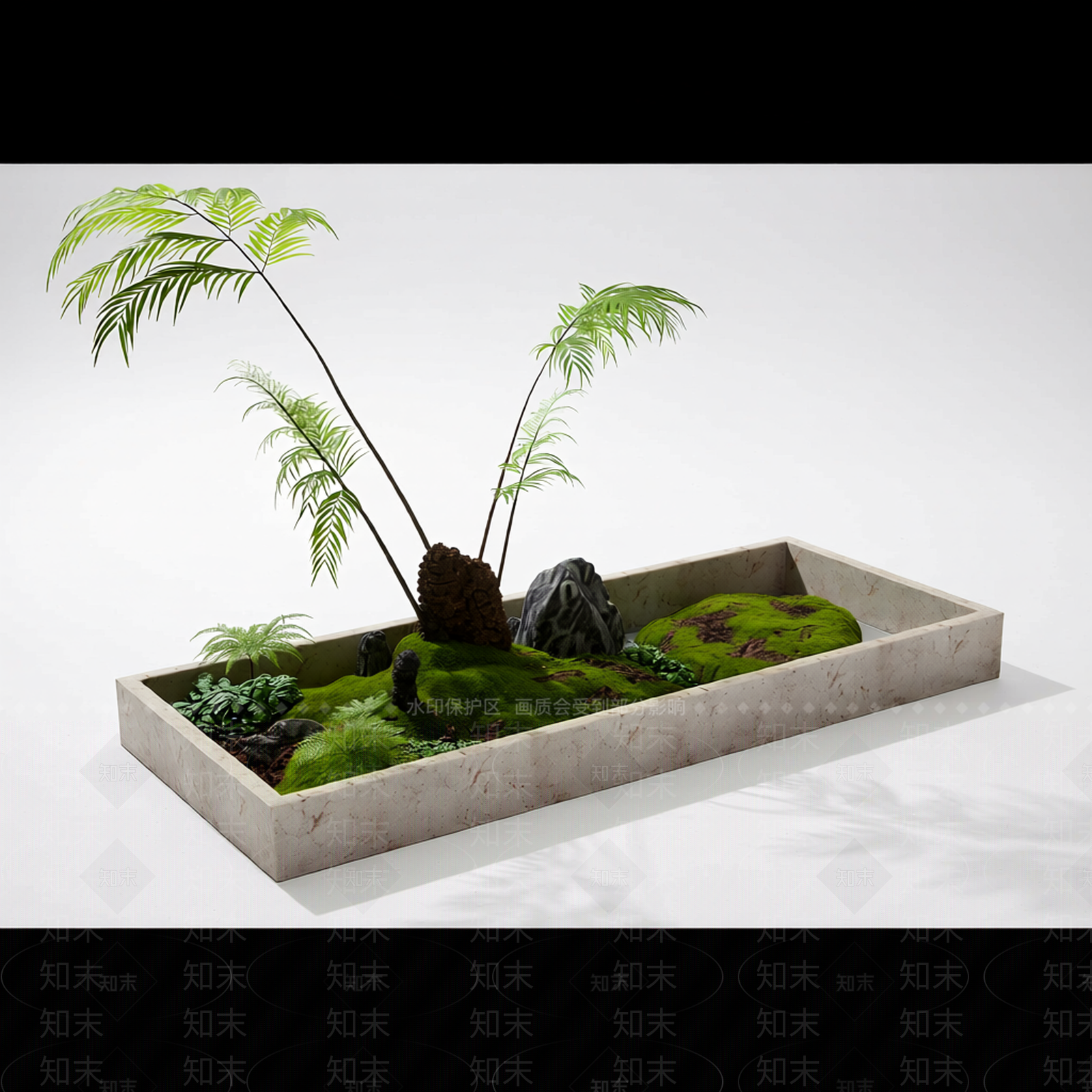 室内景观盆景模型3D模型下载【ID:1206185725】