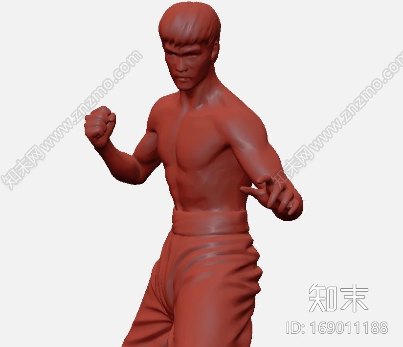 功夫巨星李小龙模型CG模型下载【ID:169011188】