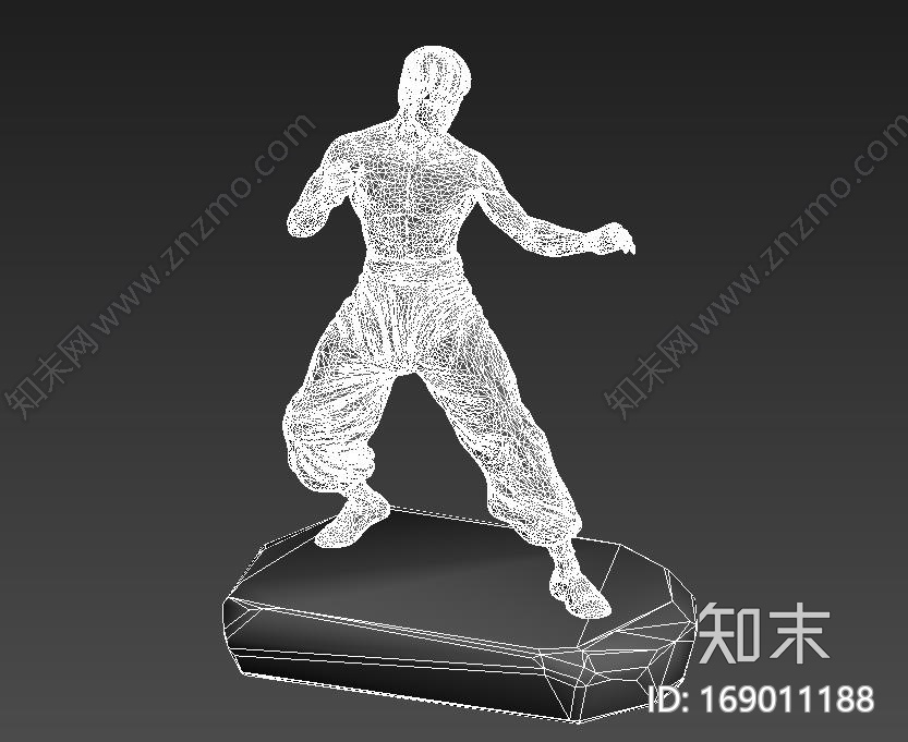 功夫巨星李小龙模型CG模型下载【ID:169011188】