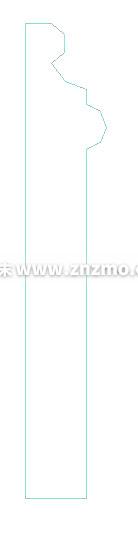踢脚线cad施工图下载【ID:178427136】
