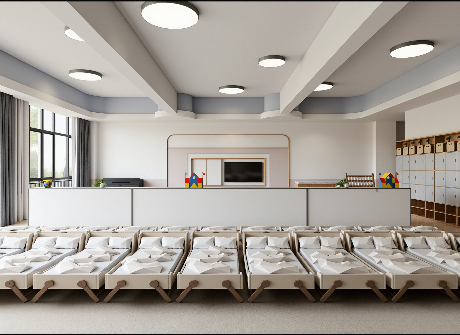 现代宿舍3D模型下载【ID:1214728271】