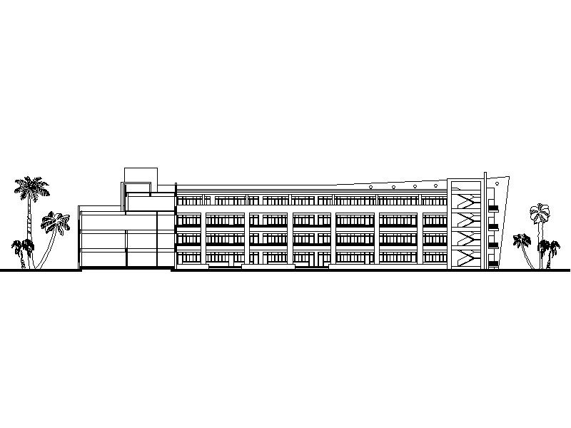 [福建]现代风格沿海36班小学建筑设计方案图纸cad施工图下载【ID:167031108】