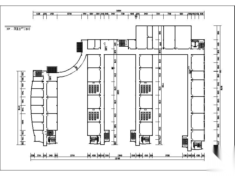 [福建]现代风格沿海36班小学建筑设计方案图纸cad施工图下载【ID:167031108】