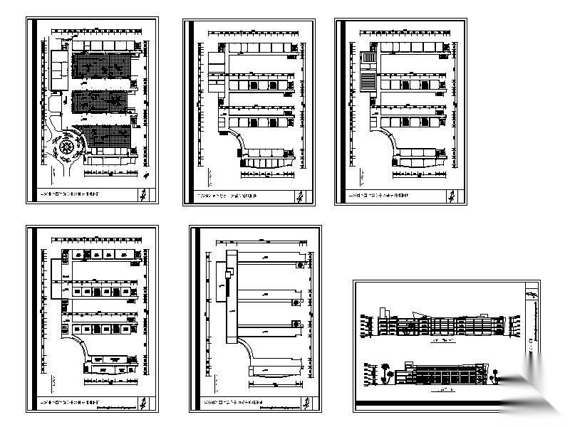 [福建]现代风格沿海36班小学建筑设计方案图纸cad施工图下载【ID:167031108】