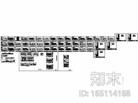 [原创]国内知名运动品牌旗舰店施工图施工图下载【ID:165114168】