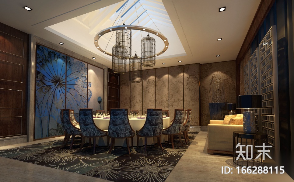 [江苏]雅韵阁酒店空间设计施工图（附效果图）cad施工图下载【ID:166288115】