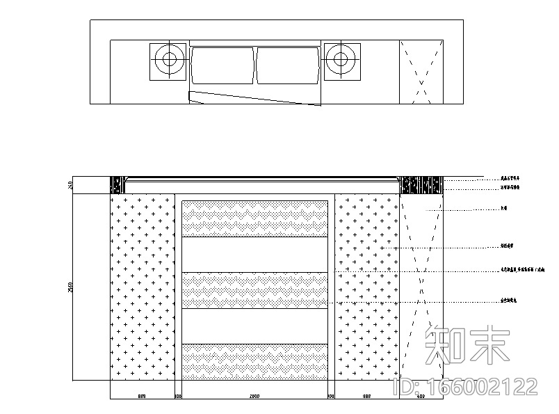 现代简约风流动光影主题别墅设计施工图（附效果图）cad施工图下载【ID:166002122】