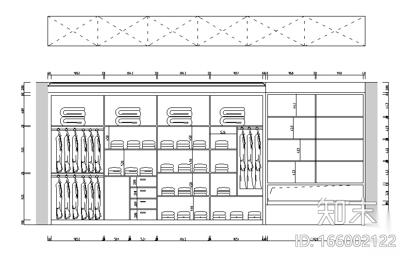 现代简约风流动光影主题别墅设计施工图（附效果图）cad施工图下载【ID:166002122】