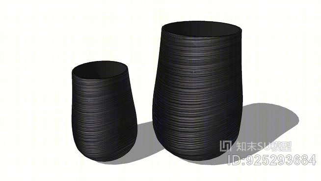 坎帕拉2罐槽黑参考价格120.00€165514花园SU模型下载【ID:925293684】