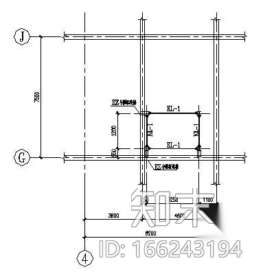 电梯井结构施工图（正规设计院）cad施工图下载【ID:166243194】