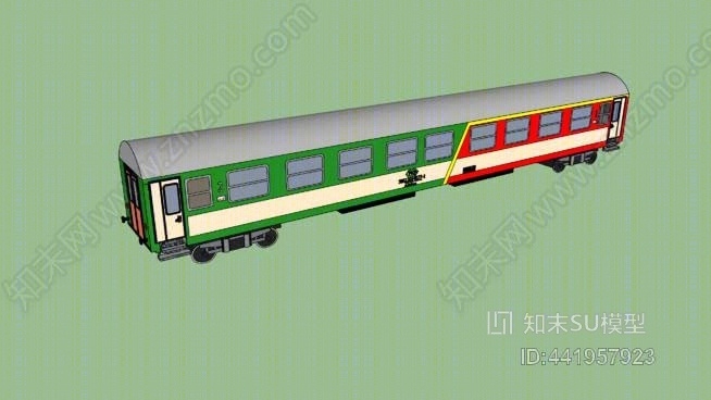 火车SU模型下载【ID:441957923】
