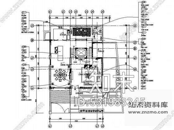 施工图深圳海景半山区现代三层别墅样板房装修施工图施工图下载【ID:531983345】