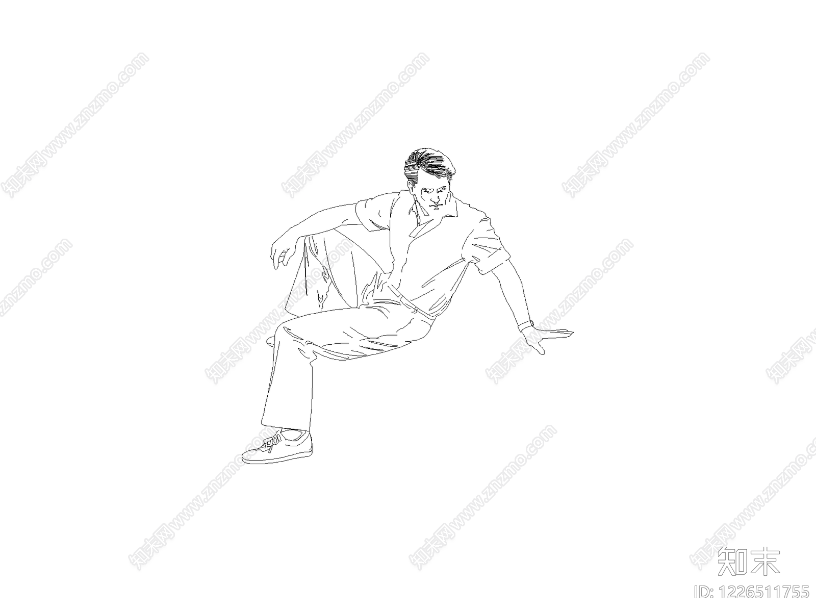 人物cad施工图下载【ID:1226511755】