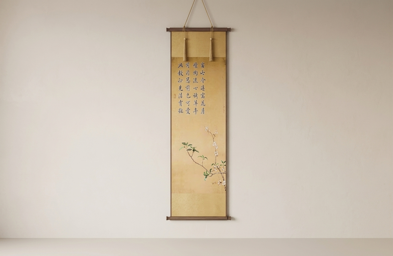新中式字画SU模型草图